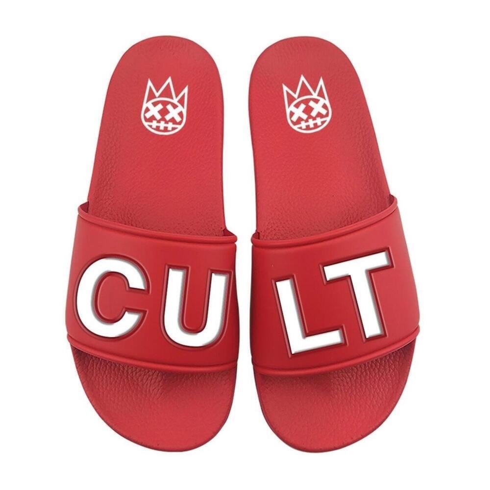 Cult Of Individuality Mens Red Slides Size 13